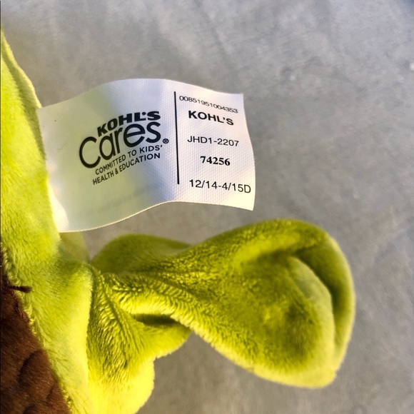 Kohls Cares Turtle Plush Stuffed Animal Sea Turtle - Picture 7 of 7